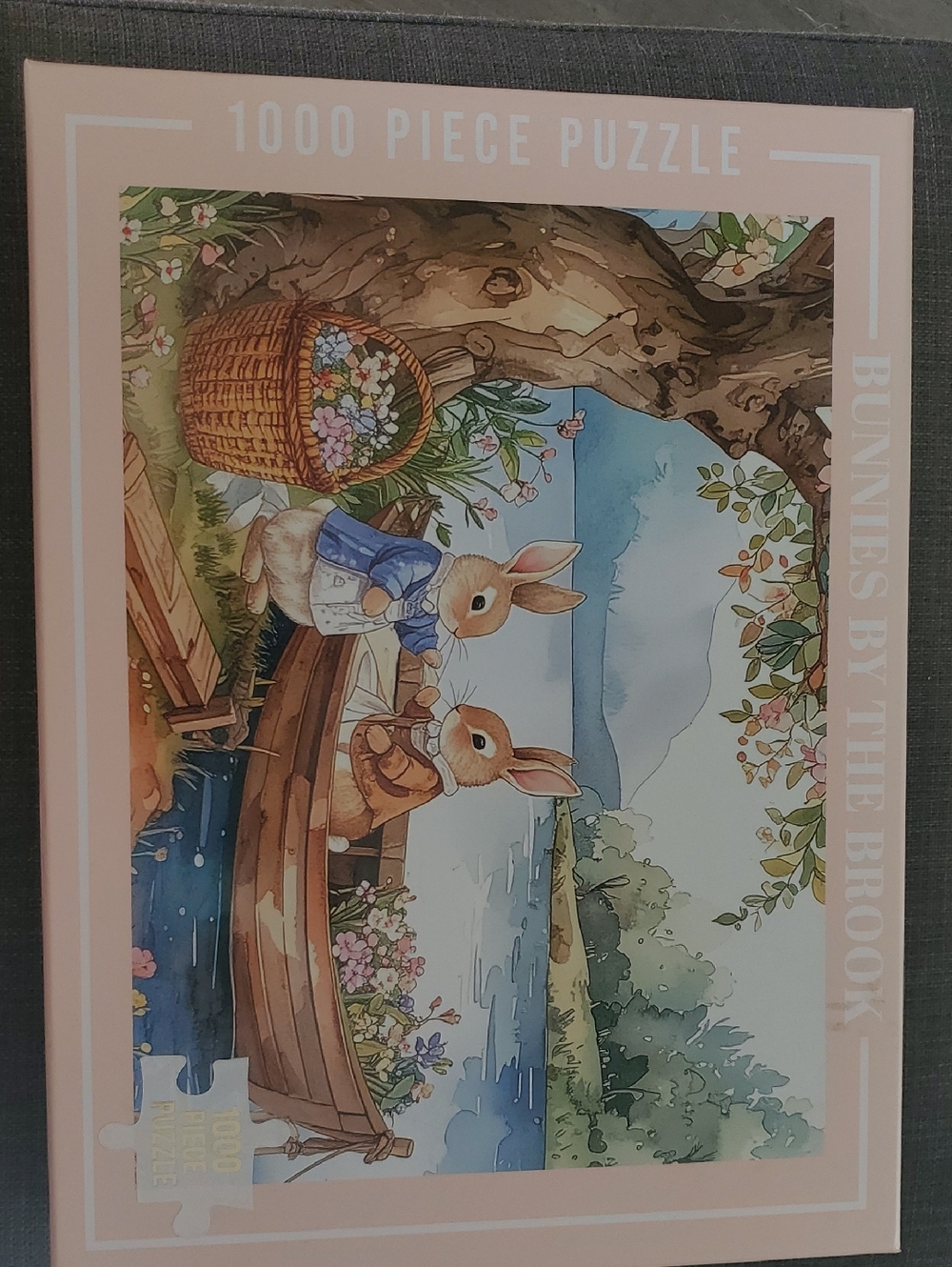 BUNNIES BY THE BROOK - 1000- PIECE PUZZLE - NWOT